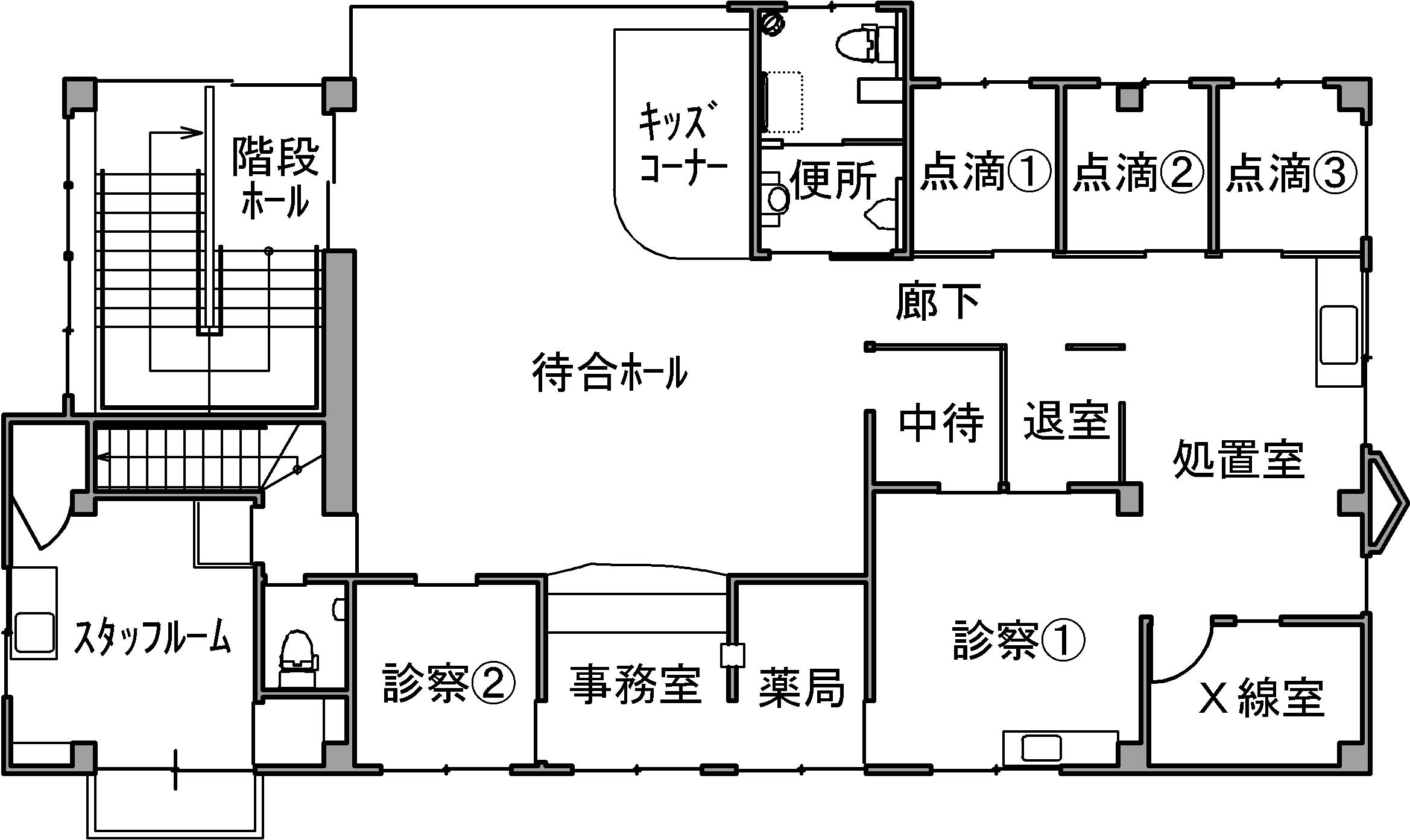 クリニックの特徴(建物)